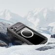 Etui Wodoodporne IP68 do iPhone 16 Plus, SHELLBOX MagSafe, czarne