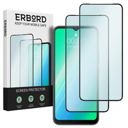 2x Szkło Hartowane do Samsung Galaxy A53, ERBORD 3D pełne, szybka na cały ekran