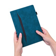 Etui do Samsung Galaxy Tab S10 FE+ Plus, Classic, z miejscem na rysik, niebieskie