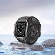 Pasek z Etui SHELLBOX do Apple Watch Ultra/Ultra 2 49mm, Czarne