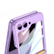 Etui GKK do Samsung Galaxy Z Flip5 5G, Strap Cover, fioletowe