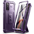 Etui pancerne do Samsung Galaxy S20 FE, Dexnor Full Body, ciemnofioletowe