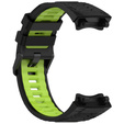 Pasek Silikonowy do Amazfit T-Rex 3, Czarny / Zielony