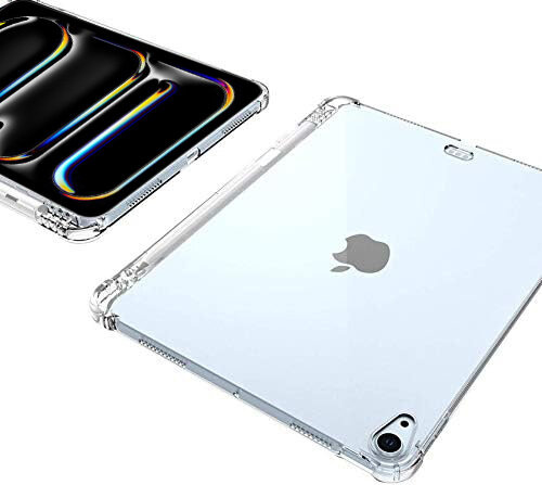 Etui do iPad Air 11" 2025/2024 (7/6 gen.), Silikonowe, przezroczyste