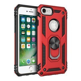 Etui pancerne do iPhone 6/6S/7/8/SE 2020/SE 2022, Nox Case Ring, czerwone