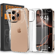 Etui do iPhone 16 Pro Max, ERBORD Slim, przezroczyste + Szkło 9H