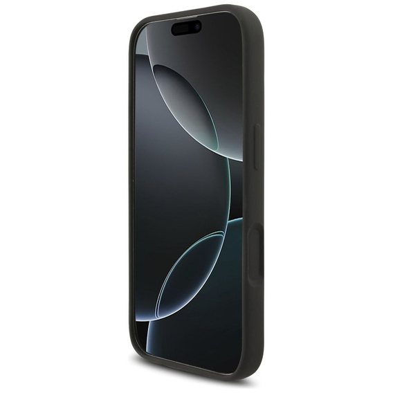 Etui Karl Lagerfeld do iPhone 17, Silicone Body Ring, czarne