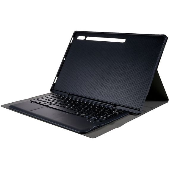 Etui z klawiaturą do Galaxy Tab S8 Ultra, TouchPad Pen Slot, czarne