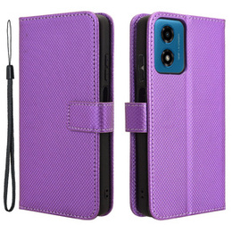 Etui z klapką do Motorola Moto G24 / G24 Power / G04, Wallet Smart Magnet, fioletowe