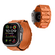 Pasek Nylonowy ERBORD Runner do Apple Watch 1/2/3/4/5/6/7/8/9/10/11/SE Ultra 1/2/3 42/44/45/46/49mm, Pomarańczowy