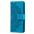 Etui z klapką do Samsung Galaxy A35 5G, Mandala, niebieskie