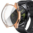 2w1 Etui z osłoną na ekran do Huawei Watch GT 3 42mm, Różowe złoto