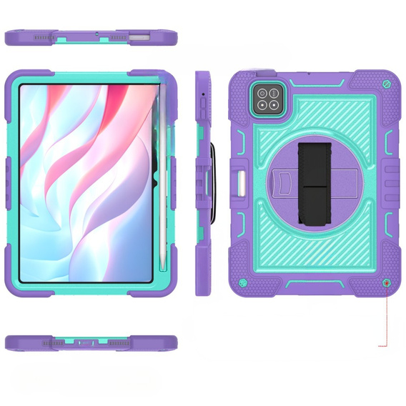 Etui do Xiaomi Pad 7 / 7 Pro, Armoured Protective, fioletowe / niebieskie