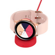 Ładowarka, Stacja dokująca do Samsung Galaxy Watch 3/4/5/6/7/Pro/Ultra/Active, Czerwona