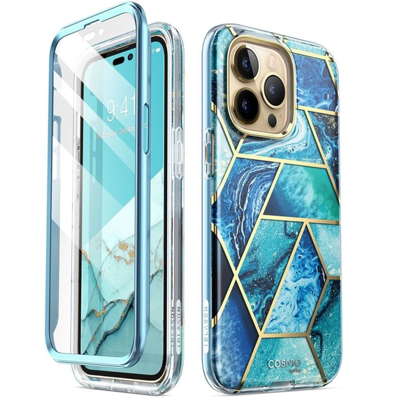 Etui Supcase do iPhone 14 Pro Max, Cosmo, Ocean Blue