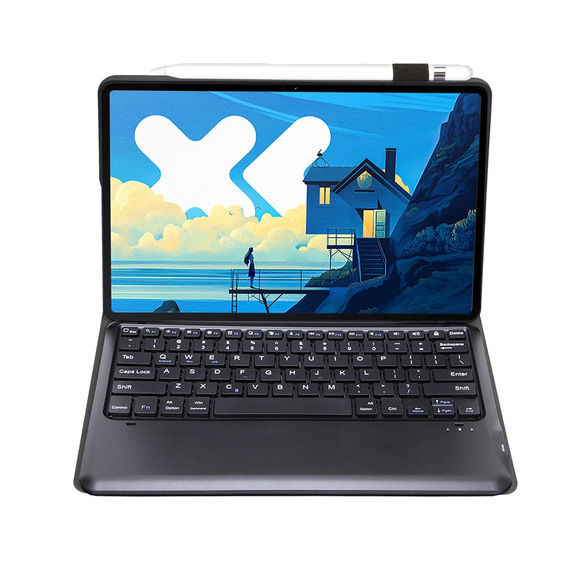 Etui z klawiaturą Bluetooth do Lenovo Idea Tab Pro / Tab P12 – czarne