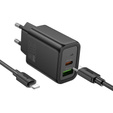 SZYBKA ŁADOWARKA USB-C 20W + KABEL 1M do IPHONE X 11 12 13 14 Pro Max czarna