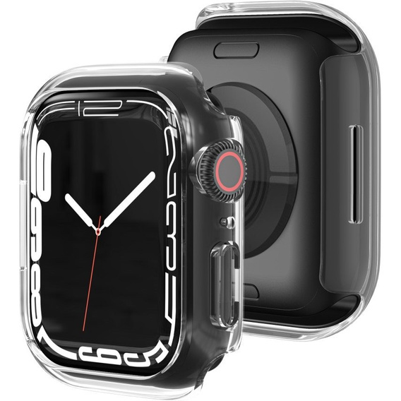 Etui do Apple Watch 7/8/9 45mm, Przezroczyste