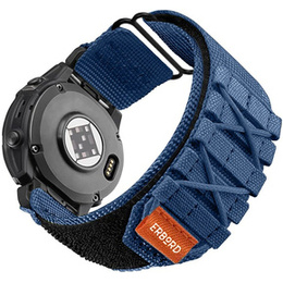 Pasek Nylonowy ERBORD Runner Quickfit do Garmin Fenix 5/6/6 PRO/7 Forerunner 965/955/945, Niebieski