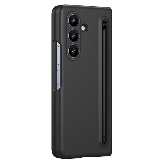 Etui ze szkłem i rysikiem do Samsung Galaxy Z Fold7 – czarne