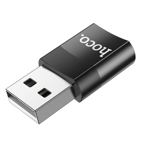 HOCO Adapter - USB-C TYPE-C do USB-A, Black