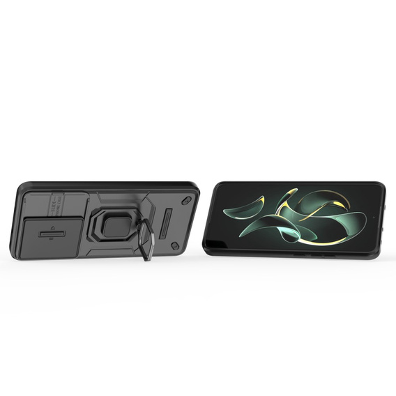 Etui KickStand Camera Lens do Xiaomi 13T / 13T Pro, czarne