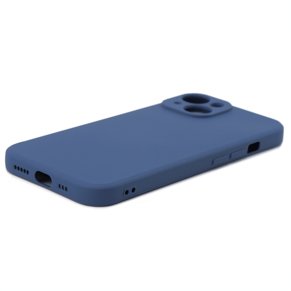 Etui do iPhone 15, Silicone Lite, granatowe