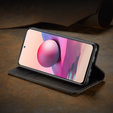 Etui CASEME do Xiaomi Redmi Note 10 / 10S, Leather Wallet Case, bordowe
