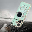 Etui do Oppo A5 Pro 5G, Astronaut, zielone