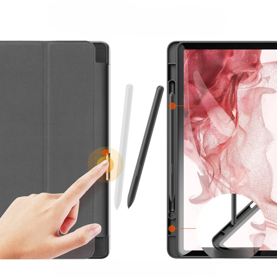 Etui do Samsung Galaxy Tab S9 11", Dux Ducis Domo, czarne