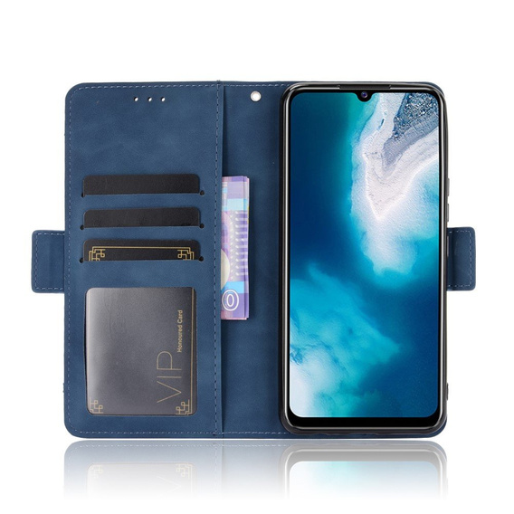 Etui z klapką do vivo V20 SE / vivo Y70 2020, Card Slot, niebieskie