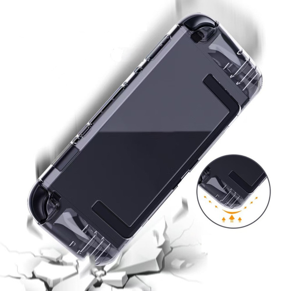 Etui TPU do Nintendo Switch 2 – smukłe, elastyczne, odporne na wstrząsy - przezroczyste