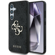 Etui GUESS do Samsung Galaxy S25, Big Metal Logo, Czarne