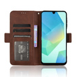 Etui z klapką do Samsung Galaxy A16 / A16 5G, Card Slot, brązowe