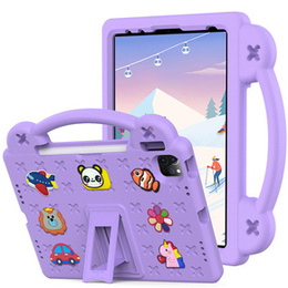 Etui do iPad 11" 2025 A16 (11 gen.) / iPad 10.9" 2022 (10 gen.), Cute Patterns, z podstawką, Fioletowe