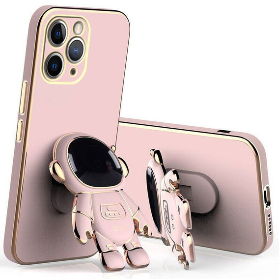 Etui do iPhone 14 Pro, Astronaut, różowe rose gold