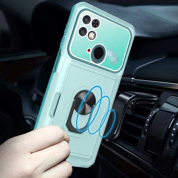 Etui Premium Kickstand do Xiaomi Redmi 10C, Light Green