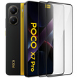 2x Szkło Hartowane do Xiaomi Poco X7 Pro, ERBORD 3D pełne, szybka na cały ekran
