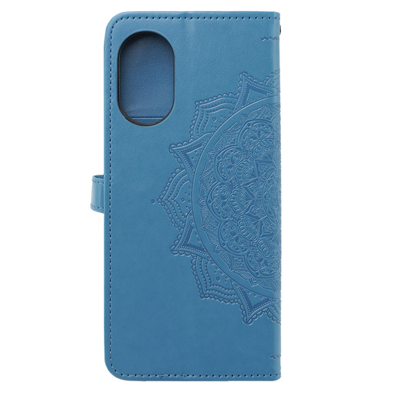 Etui z klapką do Oppo A38 4G / Oppo A18 4G, Mandala, niebieskie