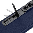Etui GKK do Samsung Galaxy Z Fold7 5G ze szkłem i podstawką – granatowe