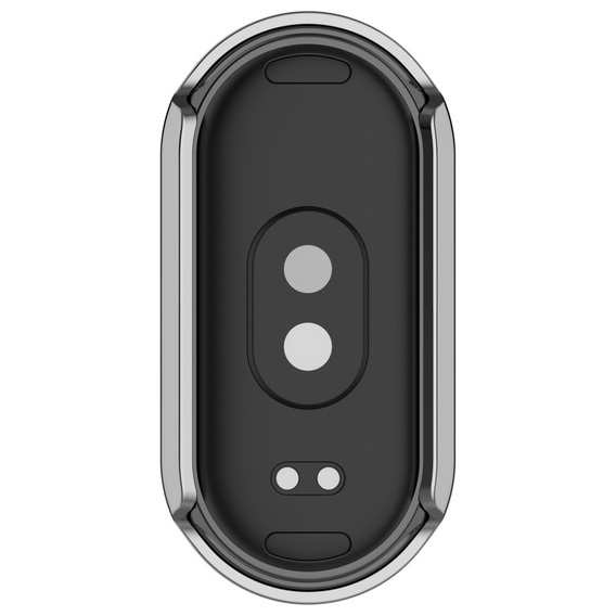 Etui z Diamentami do Xiaomi Smart Mi Band 9, Srebrne