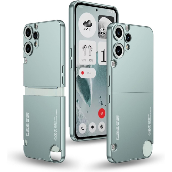 Etui do CMF Nothing Phone 2 Pro – kontrastowa obudowa z pełną ochroną - zielone