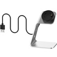 Aluminiowa Stacja Dokująca z kablem USB do zegarków Garmin, Srebrna