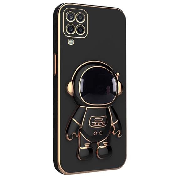 Etui do Samsung Galaxy A12 / M12 / A12 2021, Astronaut, czarne