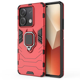 Etui do Xiaomi Redmi Note 13 5G, Kickstand Ring, czerwone
