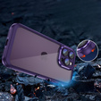 Etui do iPhone 15 Pro Max, ERBORD Impact Guard, ciemnofioletowe