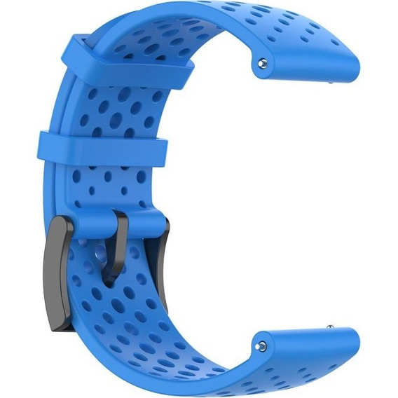 Pasek Silikonowy do Suunto 9 24mm - Niebieski