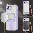 Etui do Iphone 16E, Kickstand Matt Case, do MagSafe, fioletowe