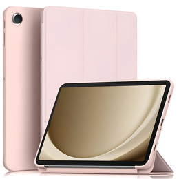 Etui z klapką do Samsung Galaxy Tab A9+/A11+, Tri-fold, różowe