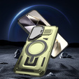 Etui do Samsung Galaxy S24 FE, Military MagSafe with camera protection, zielone